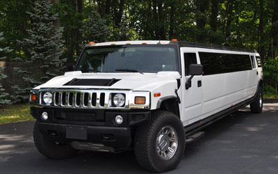 White Hummer Limo Hire Oxford
